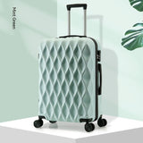 blue trolley suitcase for travel – durable hard shell with cabin-friendly size