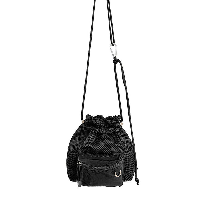 Trendy Mesh Bucket Bag – Versatile Accessory for Everyday Use